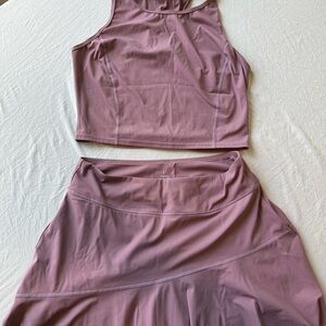 Women's Mauve Skirt Set